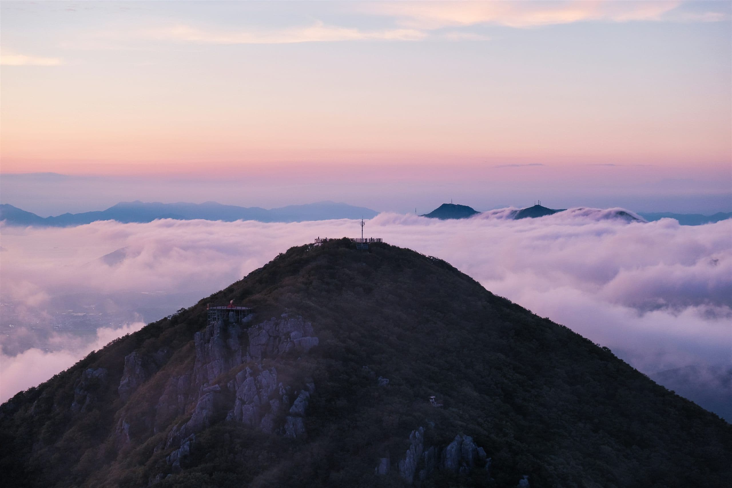 Korean mountain landscape